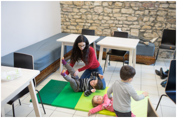 Un Jardin d'Enfants au Point Accueil